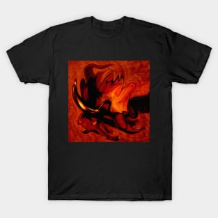 burning flame T-Shirt